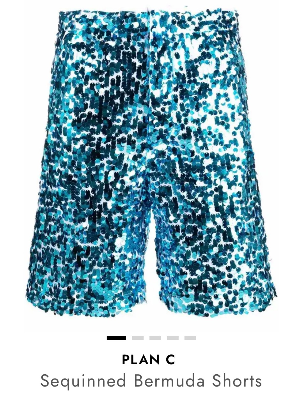 Plan C Sequinned Bermuda Shorts Size 38